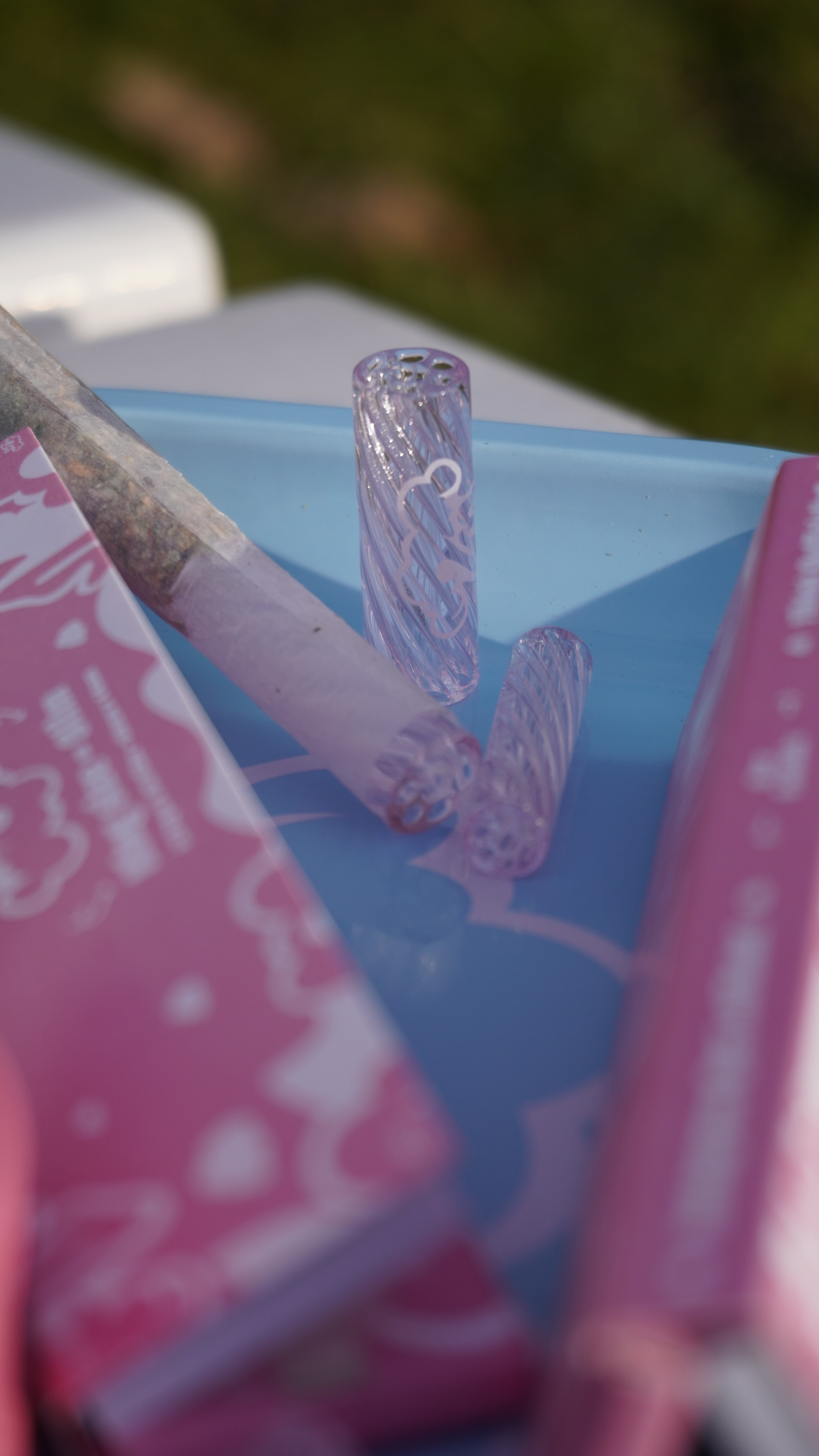 W7 Glass Tip "Twist Rose"