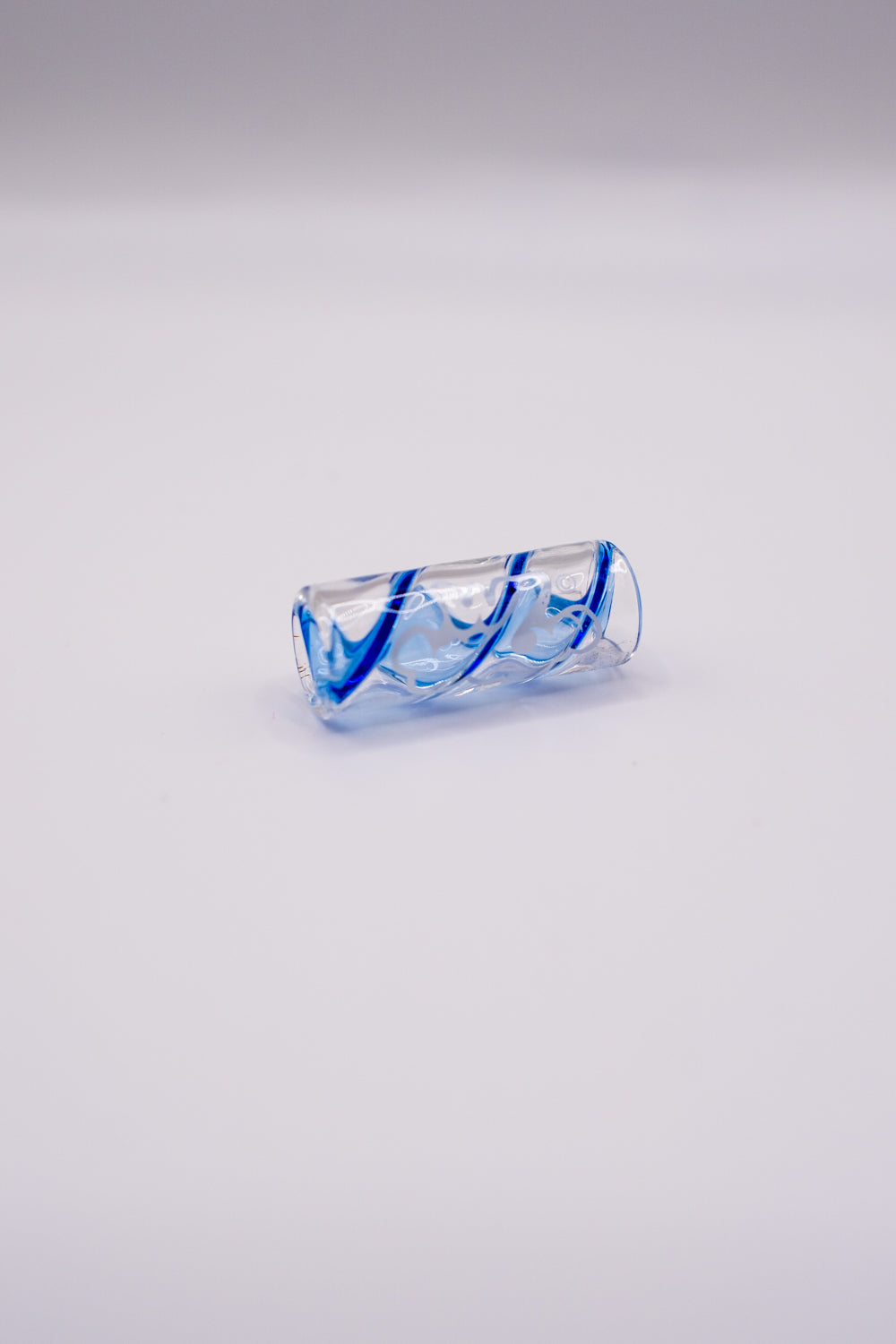 W7 Glas Tip „Blue Fusilli“