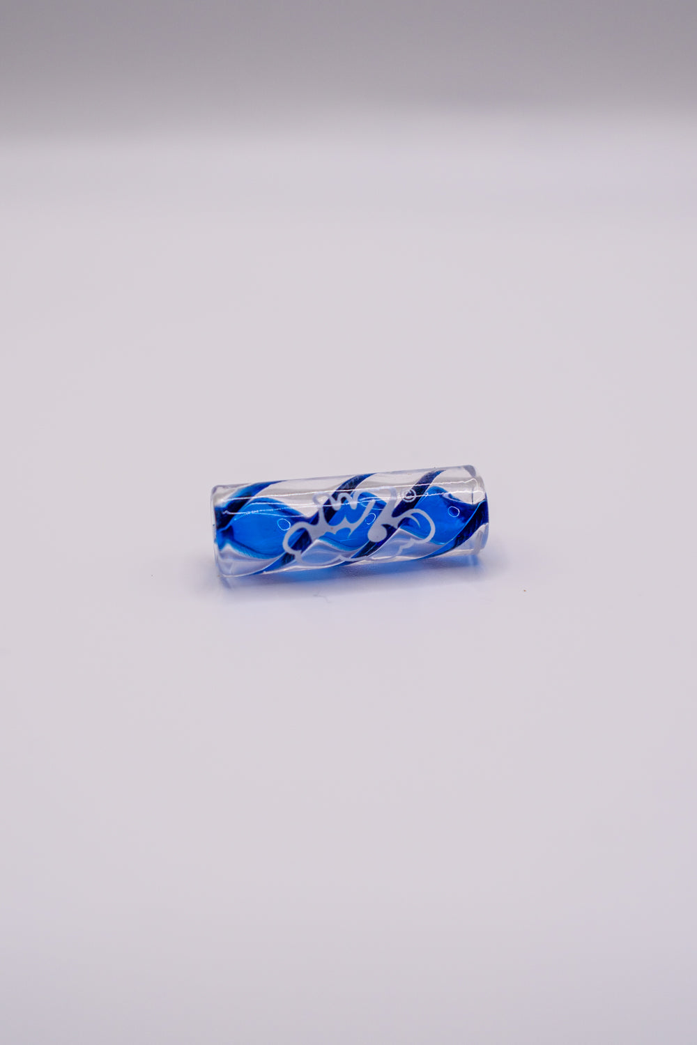 W7 Glas Tip „Blue Fusilli“